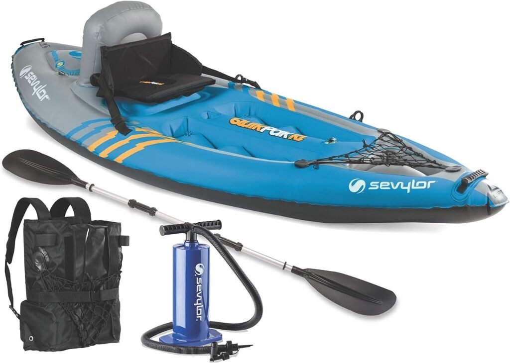 Sevylor-QuickPak-K1-1-Person-Inflatable-Kayak-1024x730 The 8 Best Inflatable kayak of 2024